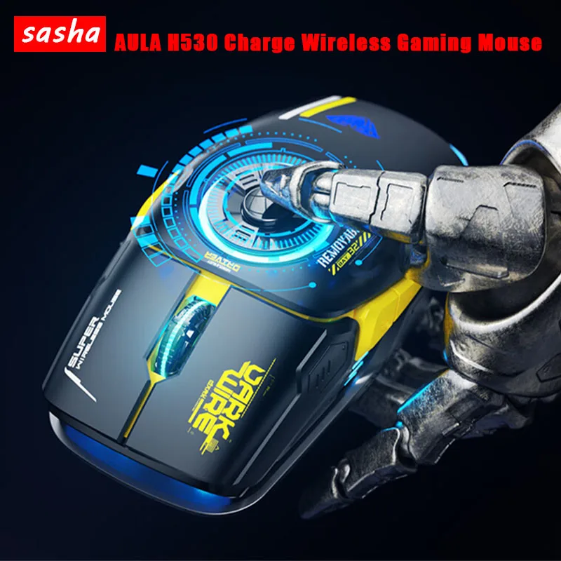 

Беспроводная игровая мышь для игр, 2,4 ГГц, RGB, Bluetooth