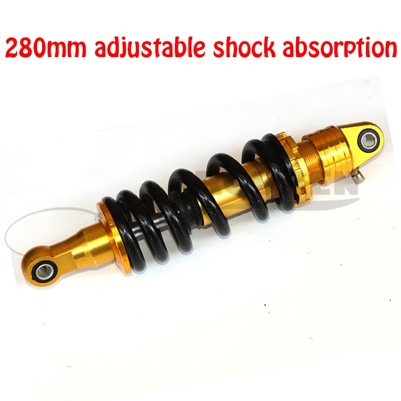 

280mm Shock Absorber Struts Aluminium Alloy Motorcycle Rear Back Suspension for Off-Road Motor ATV