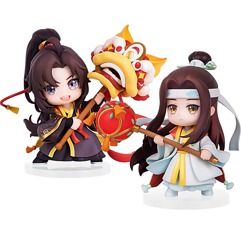 

In Stock Original MO DAO ZU SHI MDZS Wei Wuxian&Lan Wangji Spring Festival Series Anime Figures Q Version Model Toy Ornaments