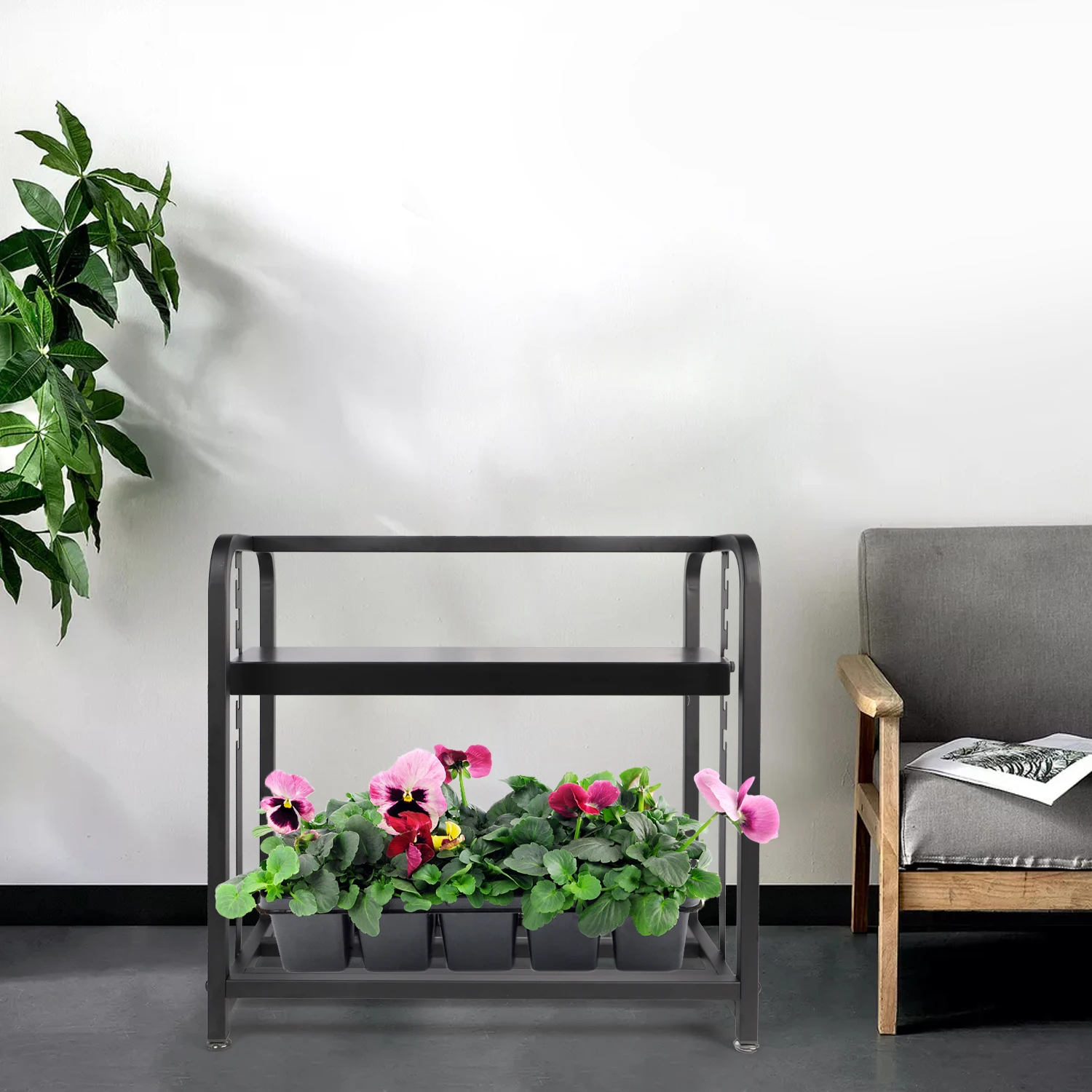 Настольный дисплей Huerto для дома 1 лоток сочные микрозелени комплект выращивания