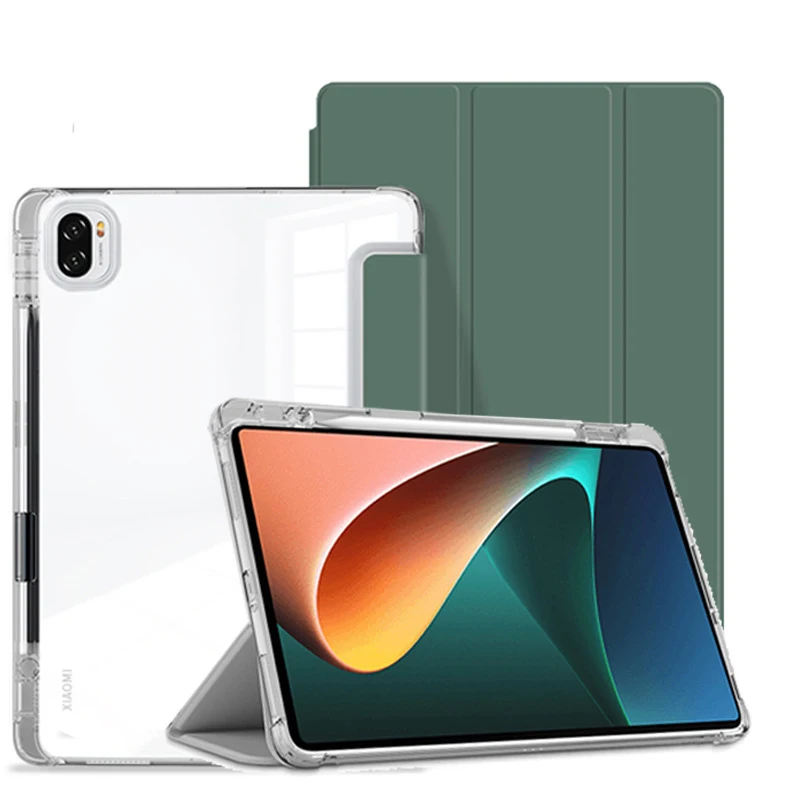 

Smart Flip PU Leather Case for Xiaomi Mipad 5 5 Pro 11 Inch Pencil Slot Case Shocproof Cover for Xiaomi Mi Pad 5 Pro Funda