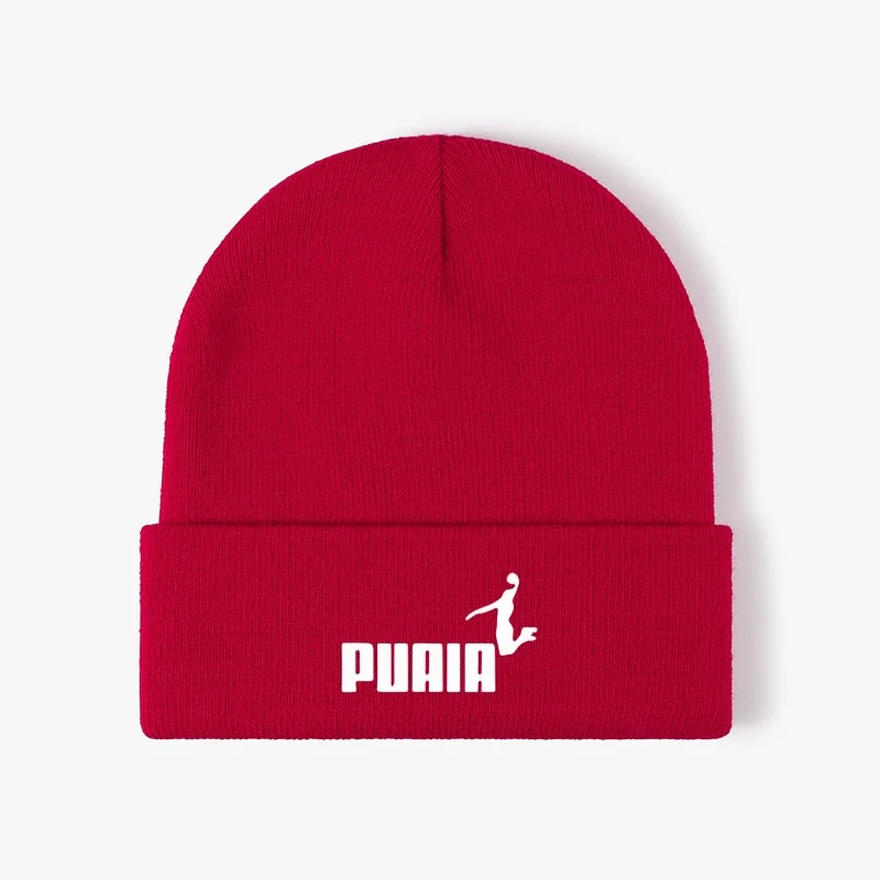 Фото 2024 Real mink fur hat for men and women new sport logo thickened women's fur hat women's winter knitted №4