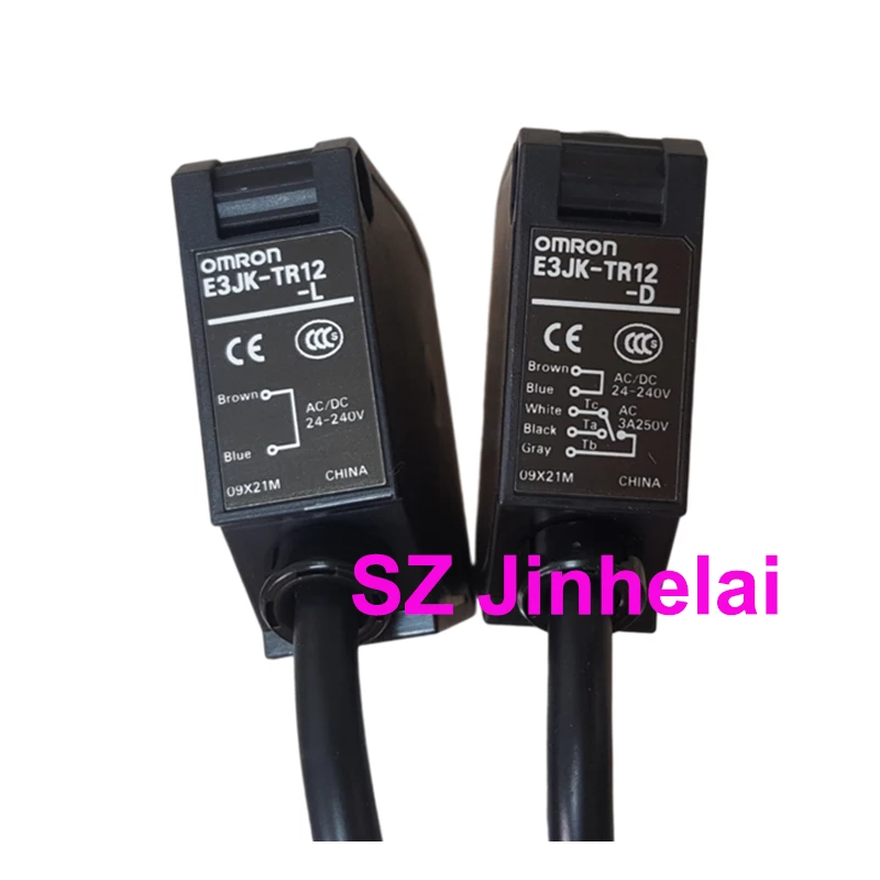 Оригинальный фотоэлектрический датчик OMRON E3JK-TR12-C 2M OMS, Индуктивный переключатель (E3JK-TR12-D) 24-240 В переменного тока/постоянного тока