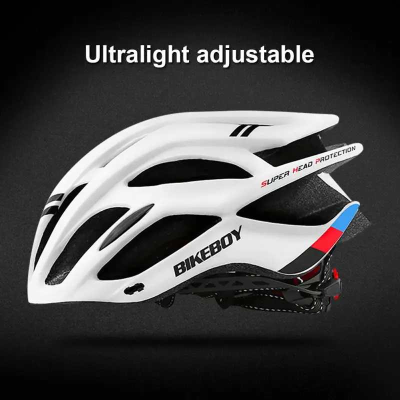 

Unisex Cycling Helmet With Light Bike Ultralight Helmet Intergrally-molded Mountain Road Bike Bicycle MTB Helmet Safe