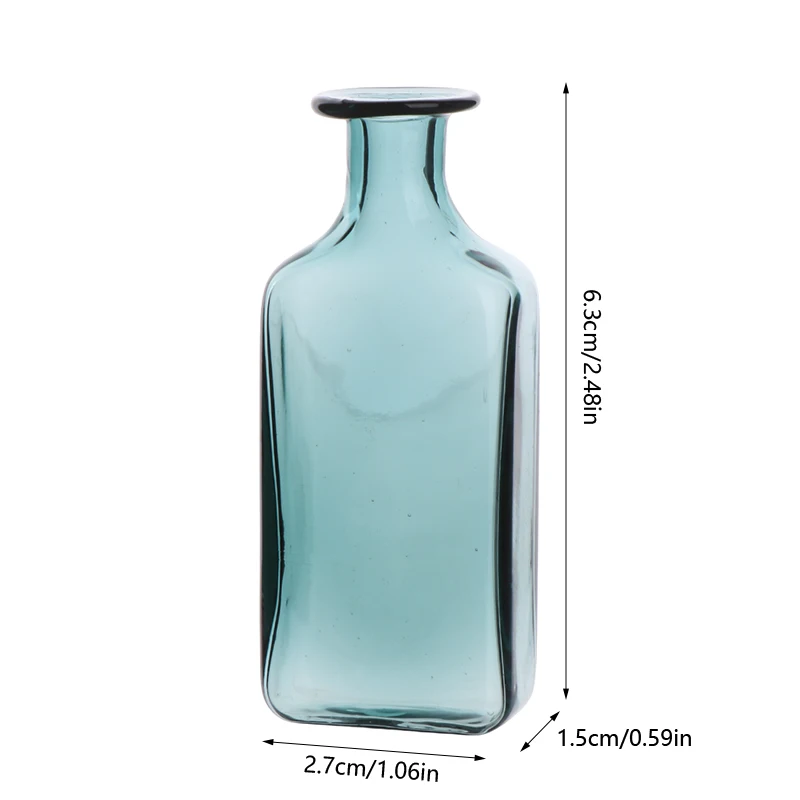 Миниатюрная прозрачная стеклянная банка для конфет кукольного домика