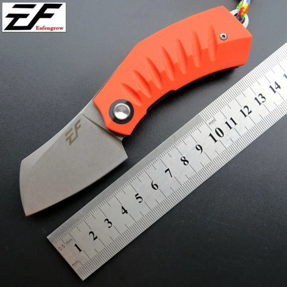Фото Eafengrow EF85 58-60HRC D2 Blade G10 Ручка Складной нож Выживание Инструмент для кемпинга Охотничий карманный нож Тактический edc уличный инструмент №1