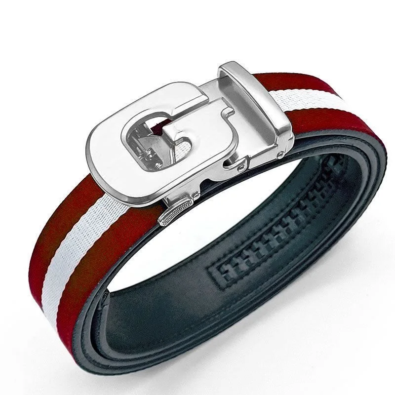 Ремень мужской с металлической пряжкой дизайнерский Повседневный широкий пояс