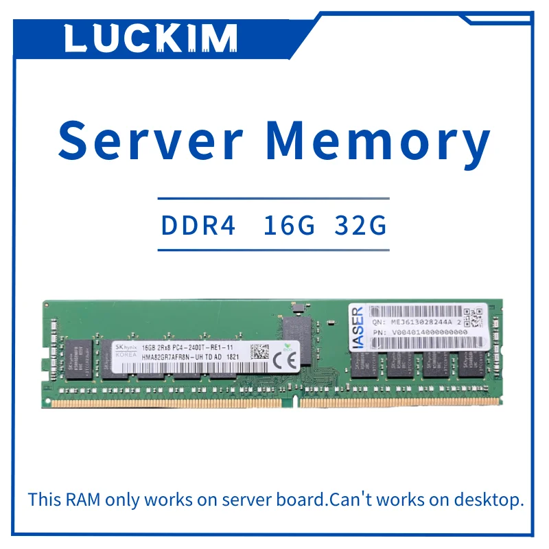 

DDR4 server ram SK 16G 32G 2133 2400 2666 2933 3200mhz PC4-2133P 2400T 2666V 2933Y 3200AA ECC REG server memory