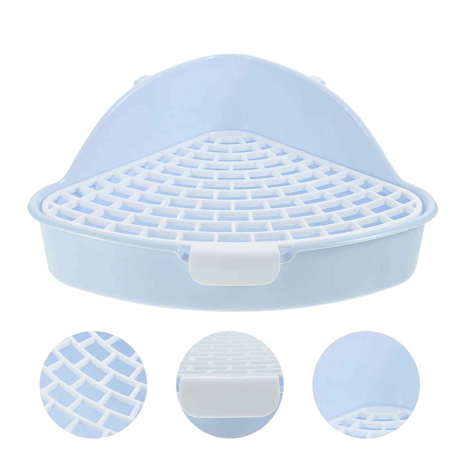 

Litter Toilet Box Rabbit Potty Corner Pet Traytrainer Hamster Bunny Triangle Training Animal Cage Rabbits Bedding Ferretboxes