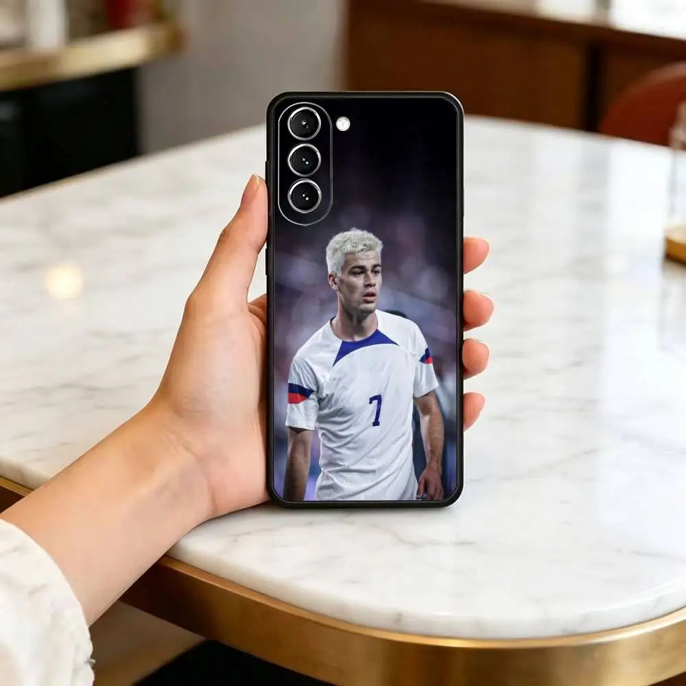 Фото Чехол для телефона с изображением футболиста Джованни Р-Рейны для Samsung Galaxy A73, A72, A71, A70, A53, A52, A51 и других моделей, мягкий черный чехол №3
