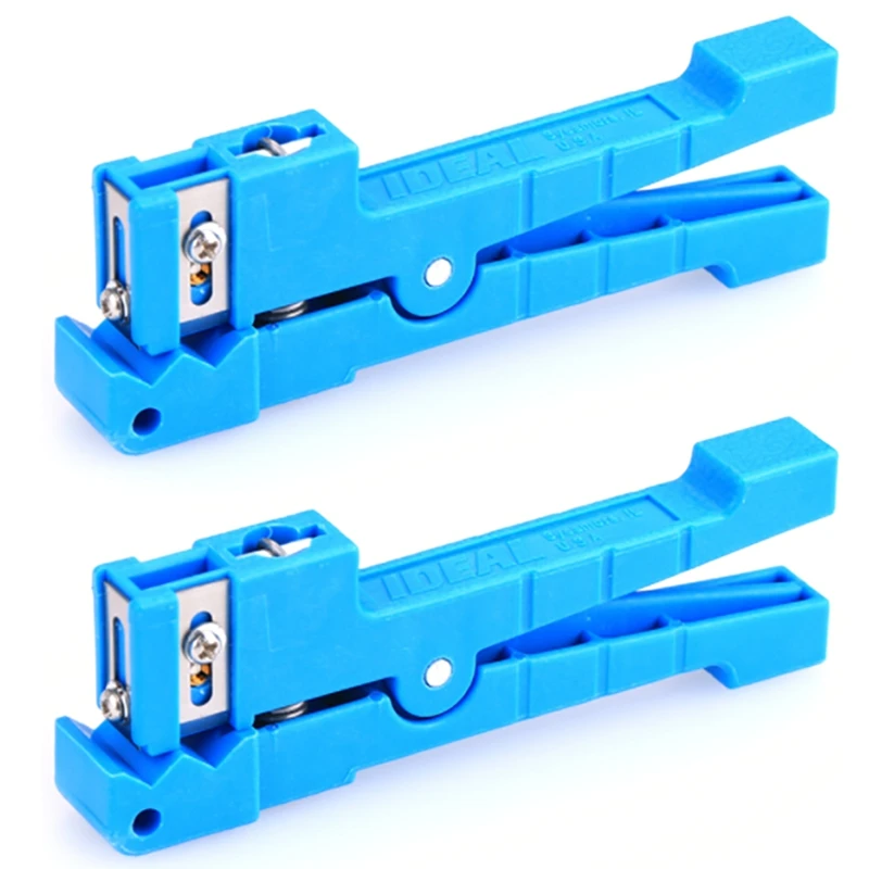 

2Pcs Cable Stripper 45-163 Buffer Tube Stripper FTTH perfect 45-163 Coaxial Cable Sheath Jacket Cutter