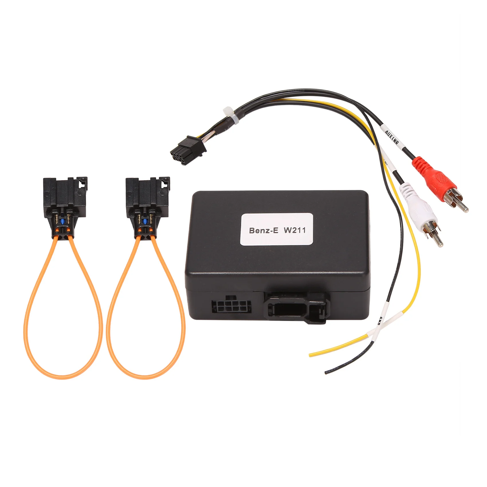 Автомобильный оптоволоконный блок AUX декодер для W211 S SL 2005-2008 адаптер усилителя