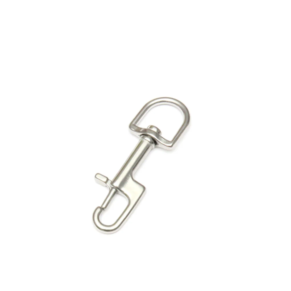 

Snap Hook Stainless Steel Firmness Solidness No Knot Metal Buckle Multiple Sizes Diving Gear Quick Release Bolt Scuba Clamp