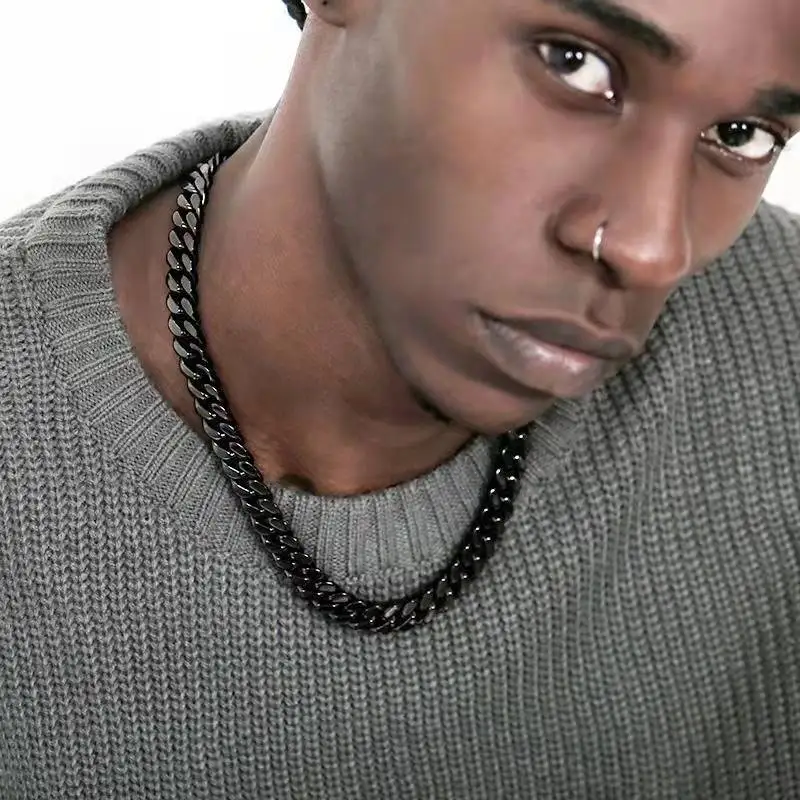 

Ожерелье-чокер мужское в стиле хип-хоп