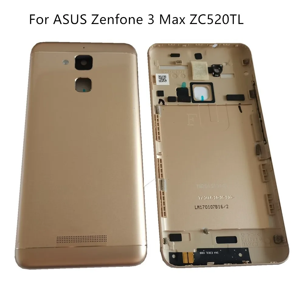 Чехол для ASUS Zenfone 3 Max ZC520TL Крышка батарейного отсека задняя крышка + Боковая кнопка