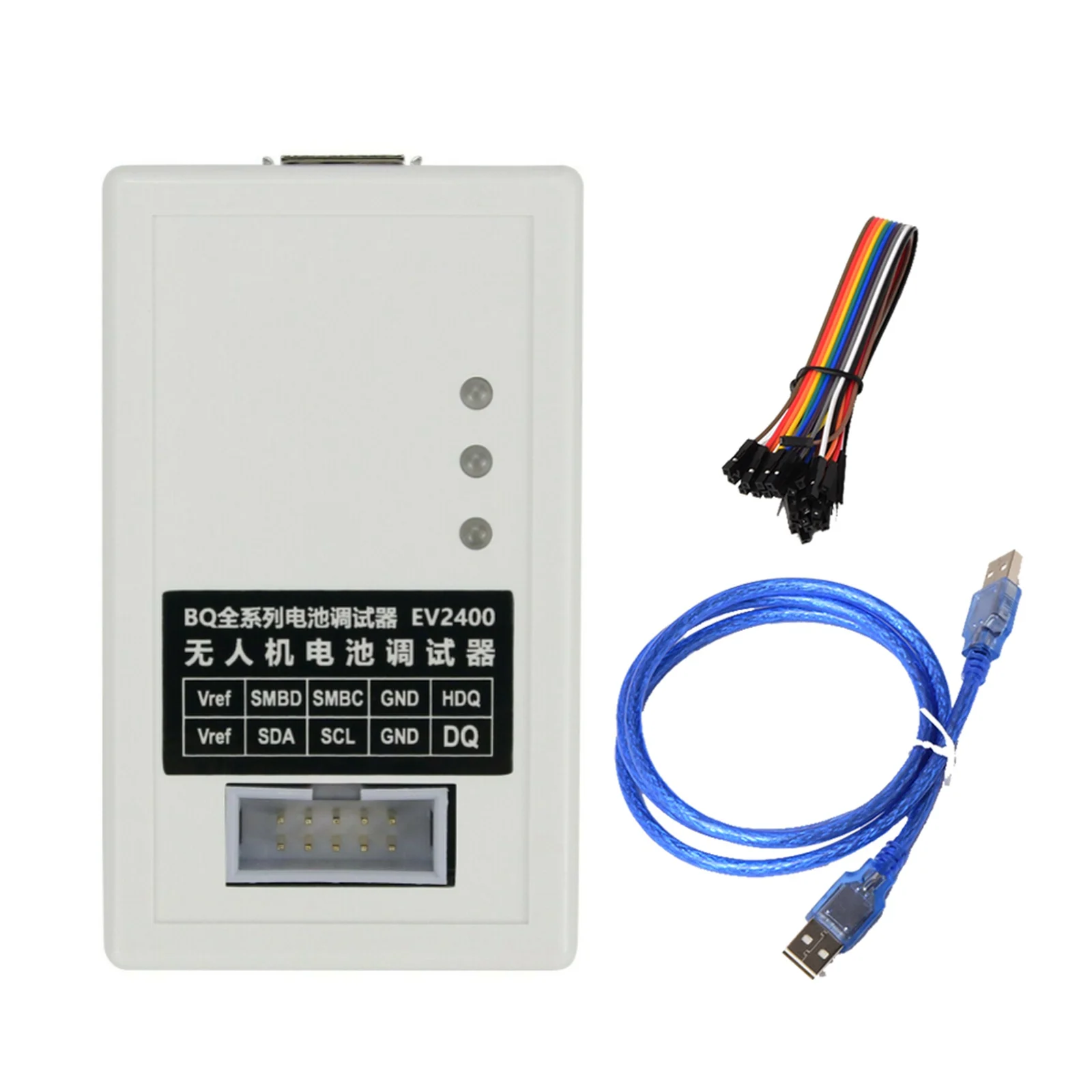 

Battery Metering Chip Programmer UAV Battery Debugger Fit EV2400 EV2300 For TI#Z White Debugger Host 74 x 44 x 15mm
