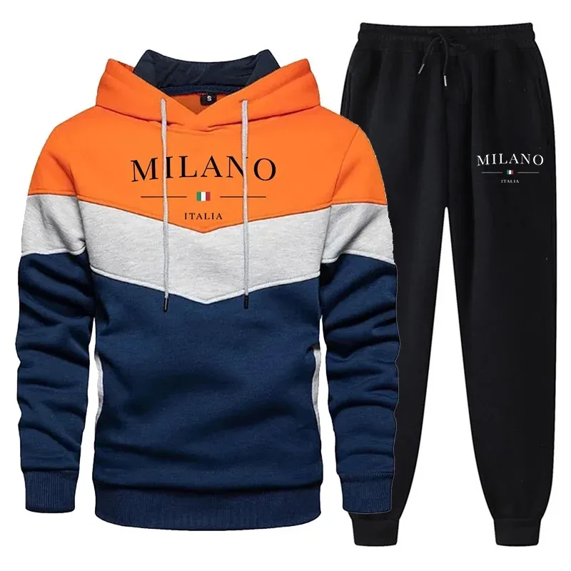 Мужской комплект спортивной одежды из свитшота и брюк