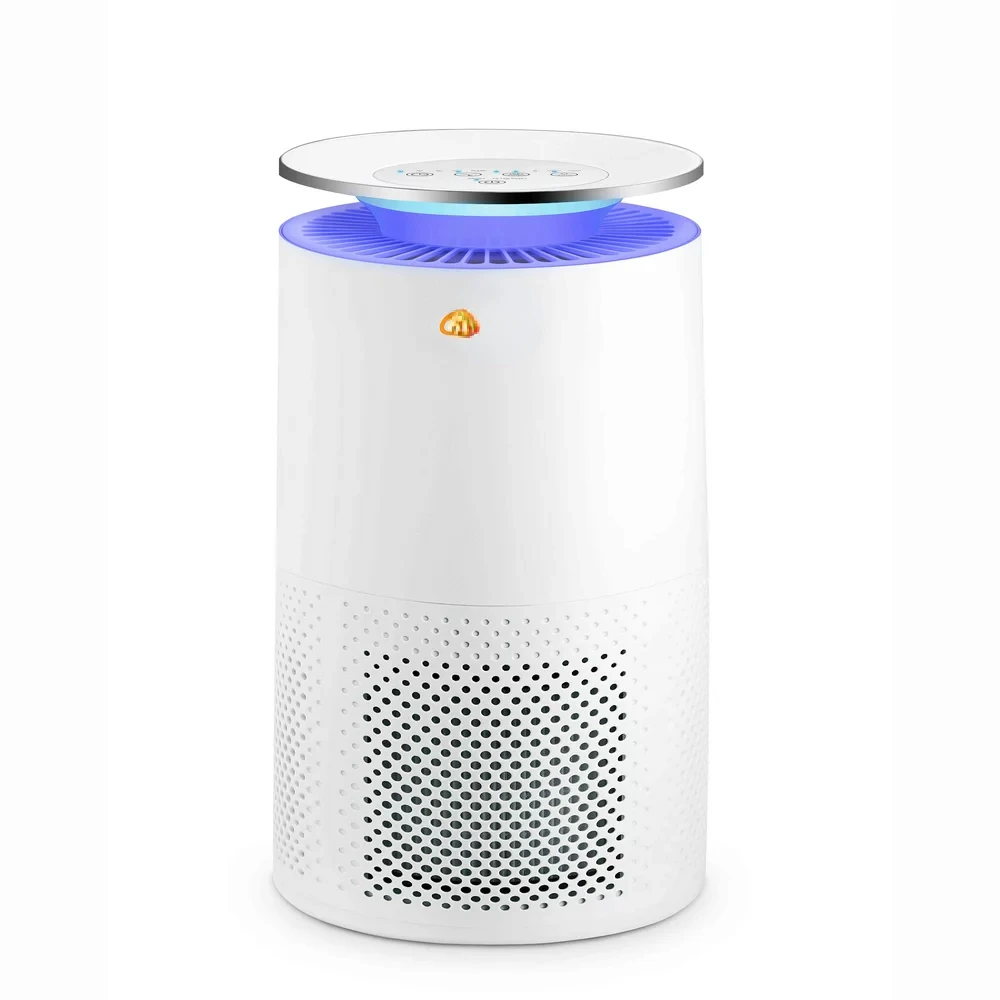 

Air Purifier with UV Light, 500 Sq Feet Coverage, Multiple Functions, White Refrigerator deodorizer Air purifier for bedroom Air