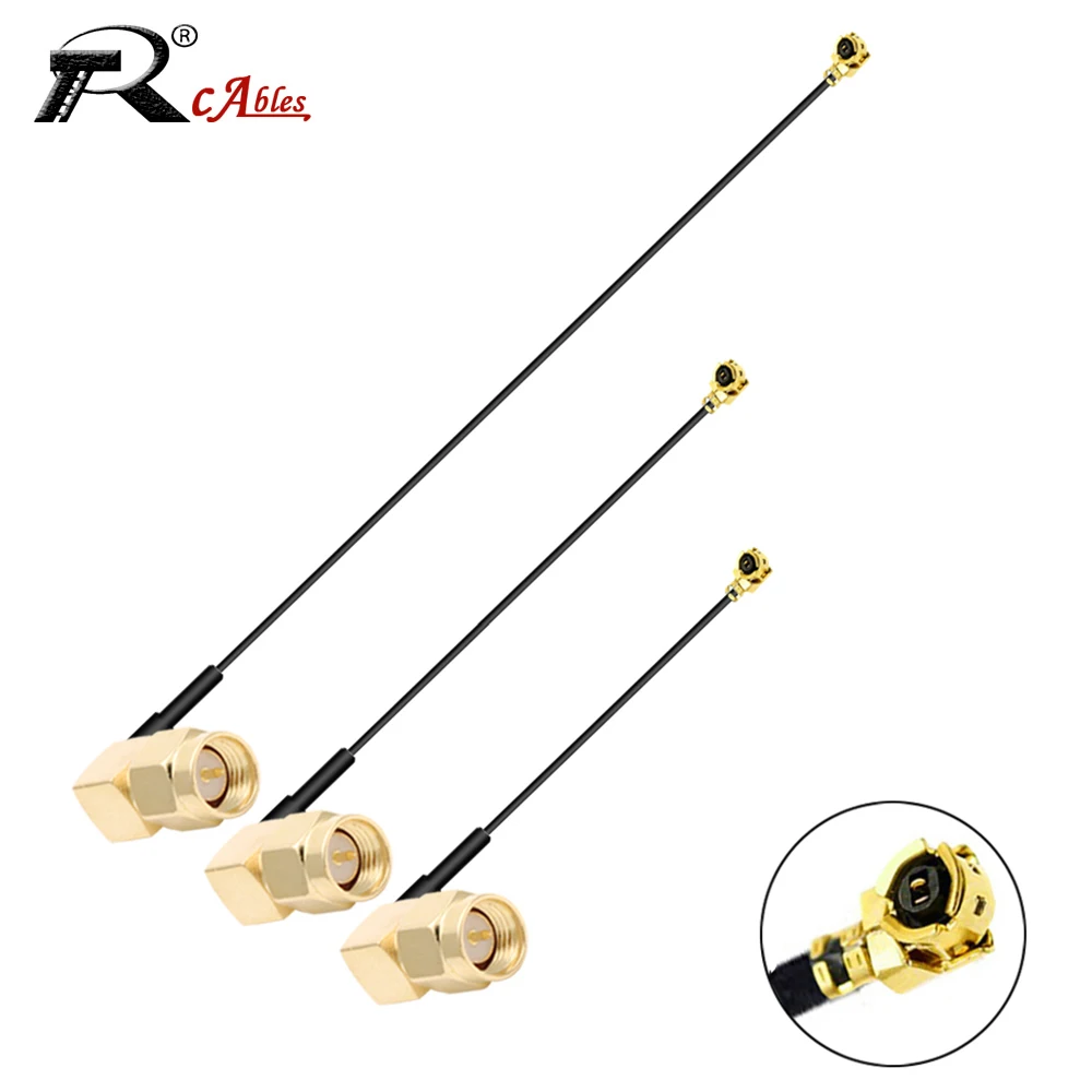 2 шт., коаксиальный кабель uFL u.FL IPX IPEX1 MHF1 с гнездом на SMA Male90 °