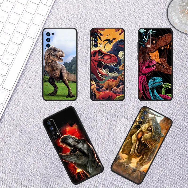 Чехол для телефона с динозавром Samsung Galaxy Note 8 9 10 20 Ultra Lite Plus A03 A06 A16 M35 A11 M21 J7 J8 Prime Core Pro