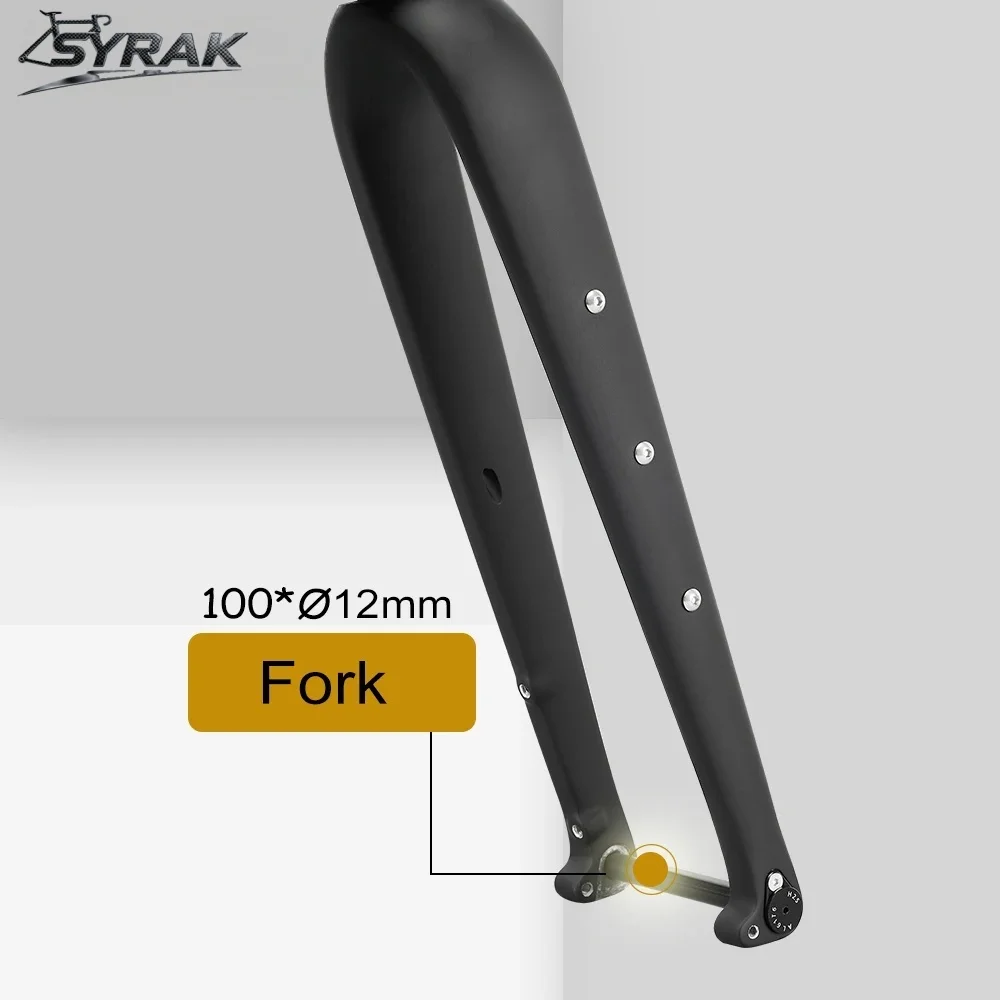 SYRAK 700C Дисковый тормоз BB386 Карбоновая гравийная рама велосипеда 49 52 54 56 58 см сквозная ось 142 x12 мм Комплект рамы шоссейного велосипеда для велокросса (art.: 3920d394be02e) - 3920d394be02e