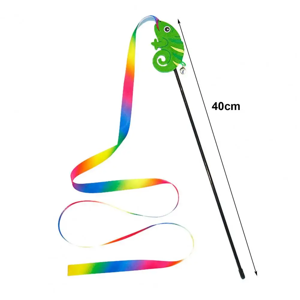 Интерактивная игрушка-дразнилка для кошек с дизайном слона-хамелеона снимает