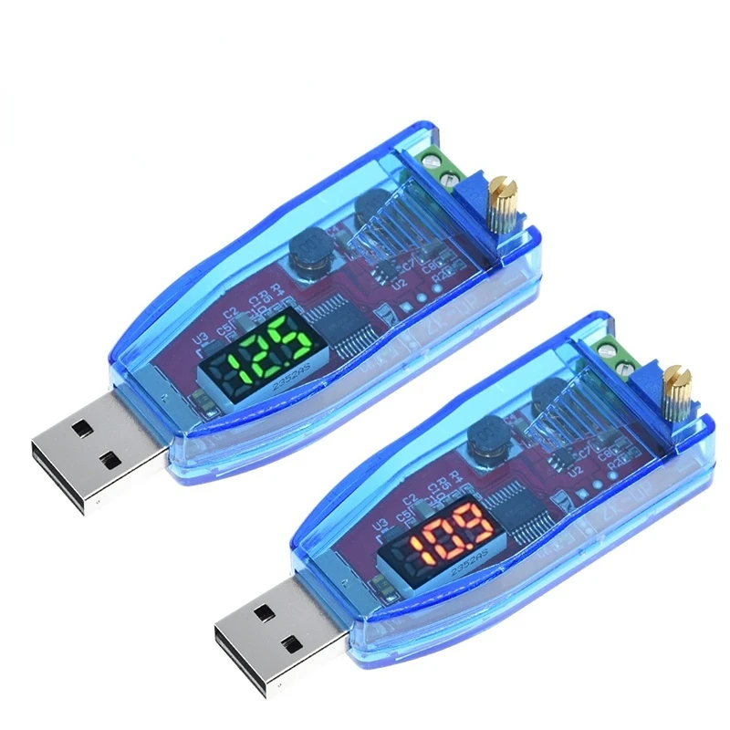 

LED DC-DC 5V to DC 1-24V Adjustable Potentiometer USB Step Up/Down Buck Boost Converter Power Supply Voltage Regulator Module