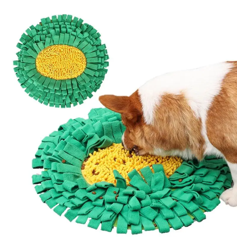 

Sniffing Mat Pad For Dogs Sniffing Pet Dog Feeding Mat Durable Interactive Dog Puzzle Toys Encourages Natural Foraging Skills