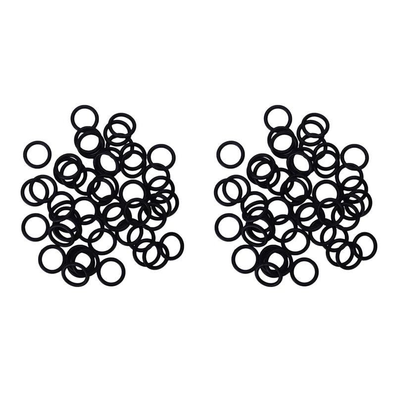 

100 X нитриловые резиновые уплотнительные кольца, черные 11 мм X 15 мм X 2 мм, уплотнительные мешки для шайбы, резиновые прокладки