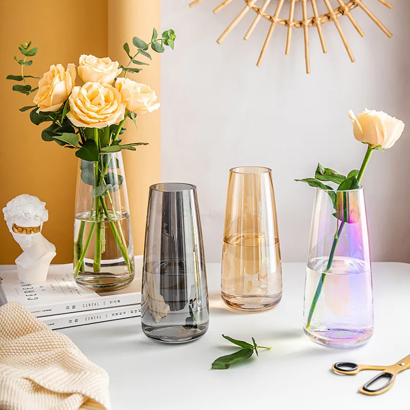 

Скандинавские Элитные Роскошные ваза с цветочным декором, украшения для гостиной, рабочего стола, дизайнерские украшения для крыльца, аксессуары для дома, ваза с цветами