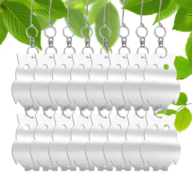 

Bird Devices Outdoor Highly Reflective Double-Sided Bird Reflectors Bird Scare Owl To Keep Birds Away From Fish Pond Orchard