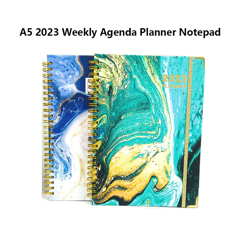 2023 Weekly Agenda Planner Notepad Portable Sketchbook A5 Plan This Multifunctional Calendar School Supplies Stationery Notebook