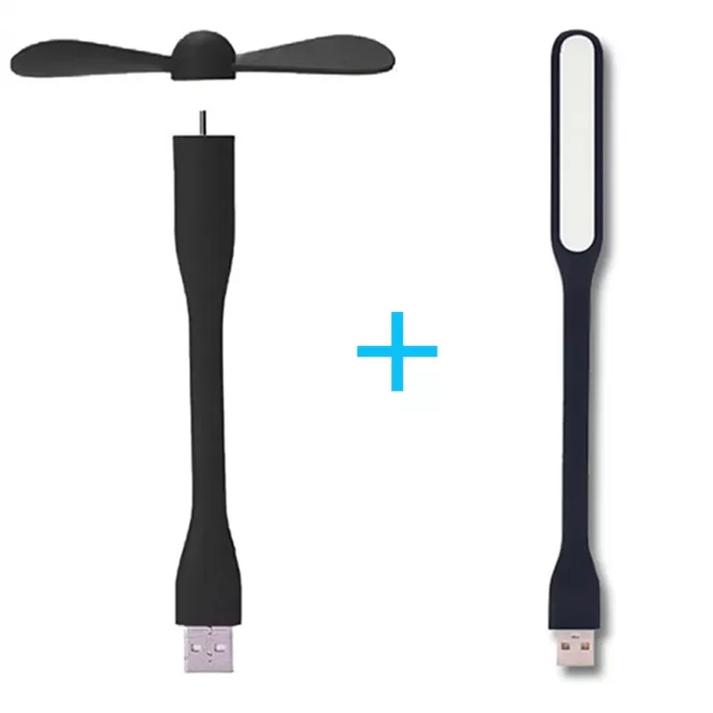 

Sale Flexible Portable Removable USB Mini Fan and USB LED Light Lamp For all Power Supply USB Output USB Gadgets