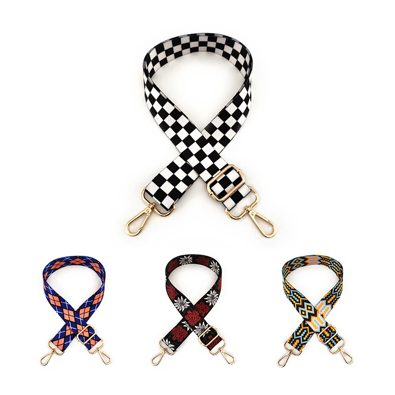 

Регулируемая сумка на плечо 130 см, ремешок, Женская сменная сумка с этническим принтом, сумки, ручки с пряжкой