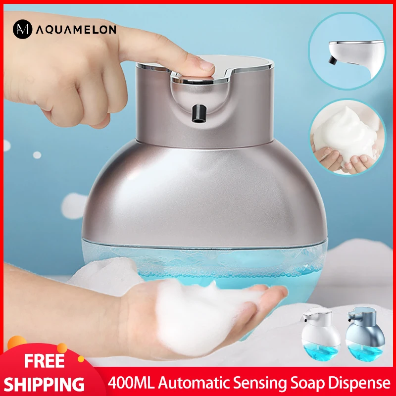 

400ML Automatic Sensing Soap Dispenser Intelligent Foam Phone Washing Wall Mounted Soap Dispenser Bubble Mobile Phone Washing