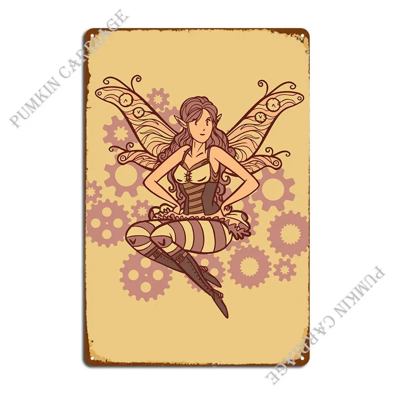 

Steampunk Fairy Tale Metal Sign Designing Party Customize Wall Decor Decoration Tin Sign Poster