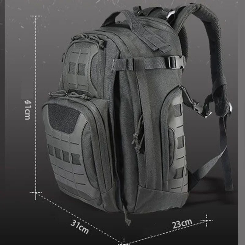YAKEDA 600D MOLLE Тактический рюкзак Assault Pack 40L Водонепроницаемый уличный дорожный рюкзак для кемпинга, альпинизма и пешего туризма, мужской рюкзак (art.: 3920cc121edfe) - 3920cc121edfe