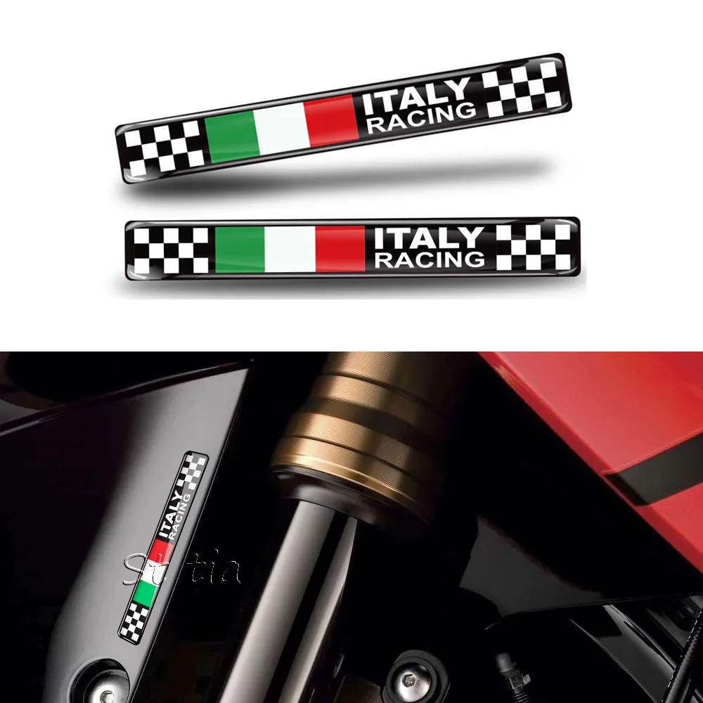 3D резиновая наклейка на мотоцикл итальянские гоночные Стикеры модель Ducati Aprilia