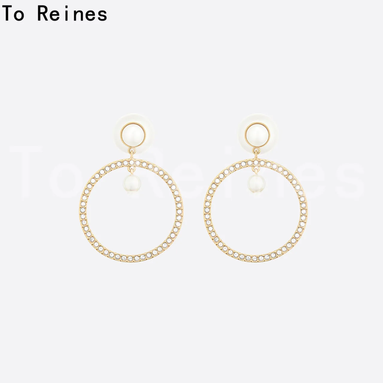 

Модные большие гладкие круглые серьги, серьги с жемчугом, брендовые золотые серьги-петли знаменитостей для женщин, ювелирные изделия