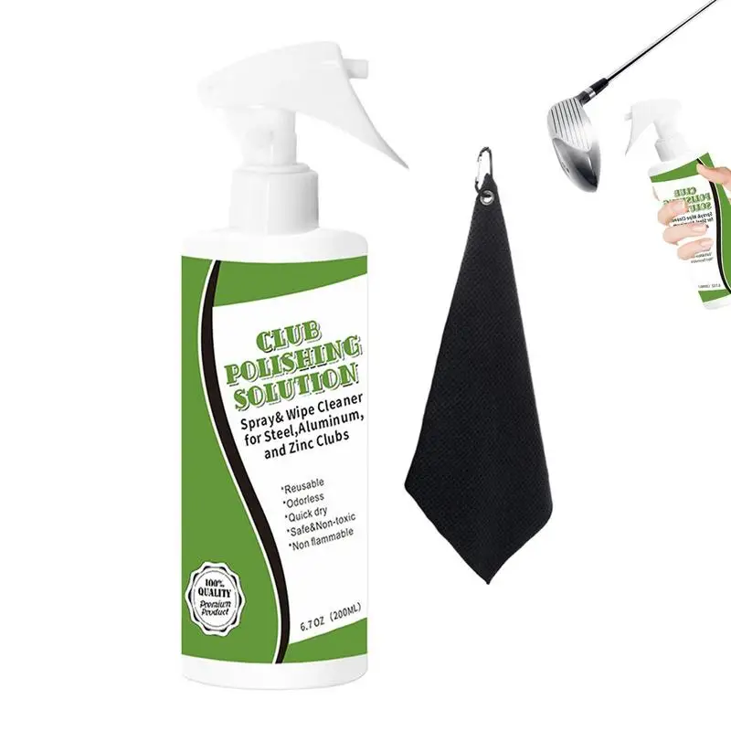 Golf Club Polish Golf Club Polisher Solution Scratch Remover Kit Safe And Effective Golf Club Polishing Solution For Removing