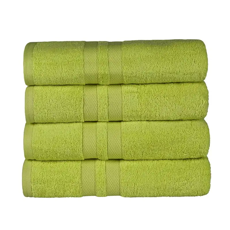 

Drying 100% Soft Cotton Solid 4-Piece Towel Set, Celery
