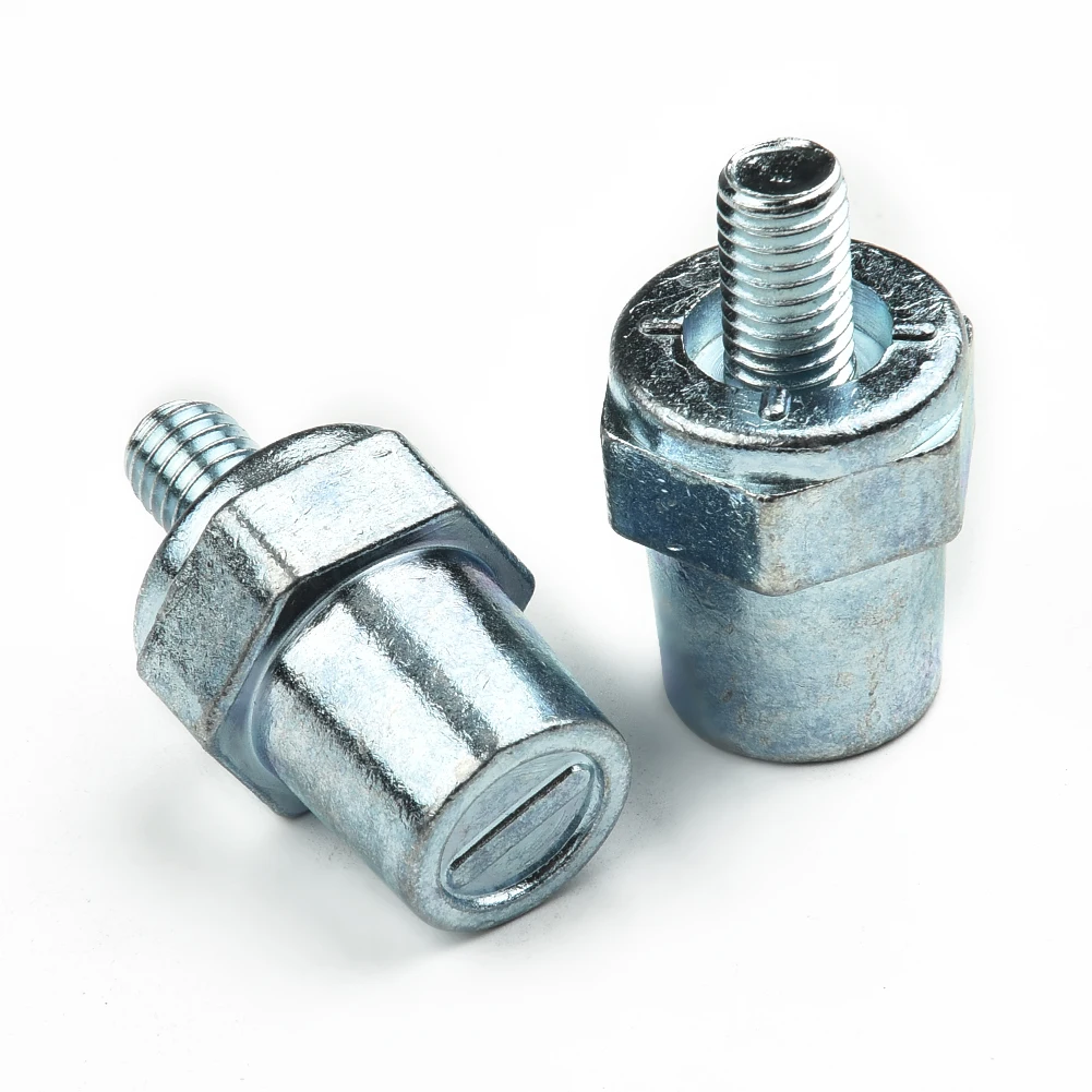 

Zinc Alloy Bolts Durable Battery Side Terminal Connectors Sliver Battery Pile Head Charging Posts Stable Fit 8mm Connectors