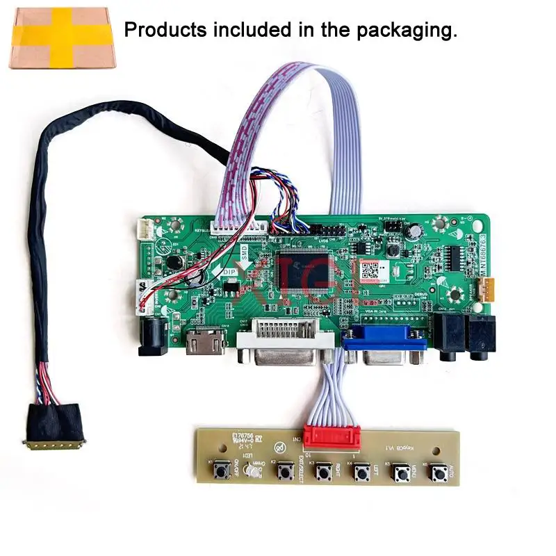 Фото Плата драйвера контроллера для BT156GW01 V.4 BT156GW02 V.0 DIY Kit HDMI-совместимый 15,6 
