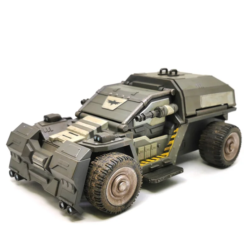 

1/27 JOYTOY ABS Action Figure Vehicle Model Toys Rhinoceros Scout Car (2) Birthday Gift Collectible Military(L21cm,H12cm )