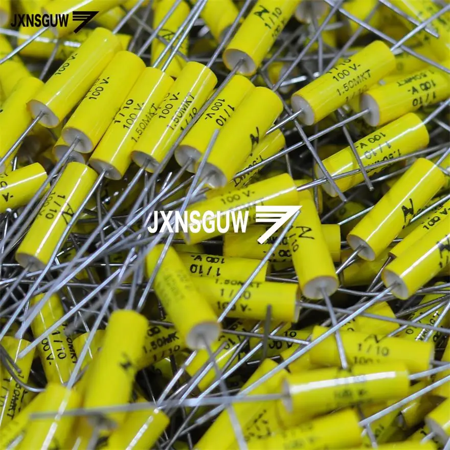 

10PCS ARCOTRONICS AV 1.50MKT 1UF100V 6.5X19.5MM Promise film capacitor 105/100V Axial fever capacitor 1UF 100V 1000N 105