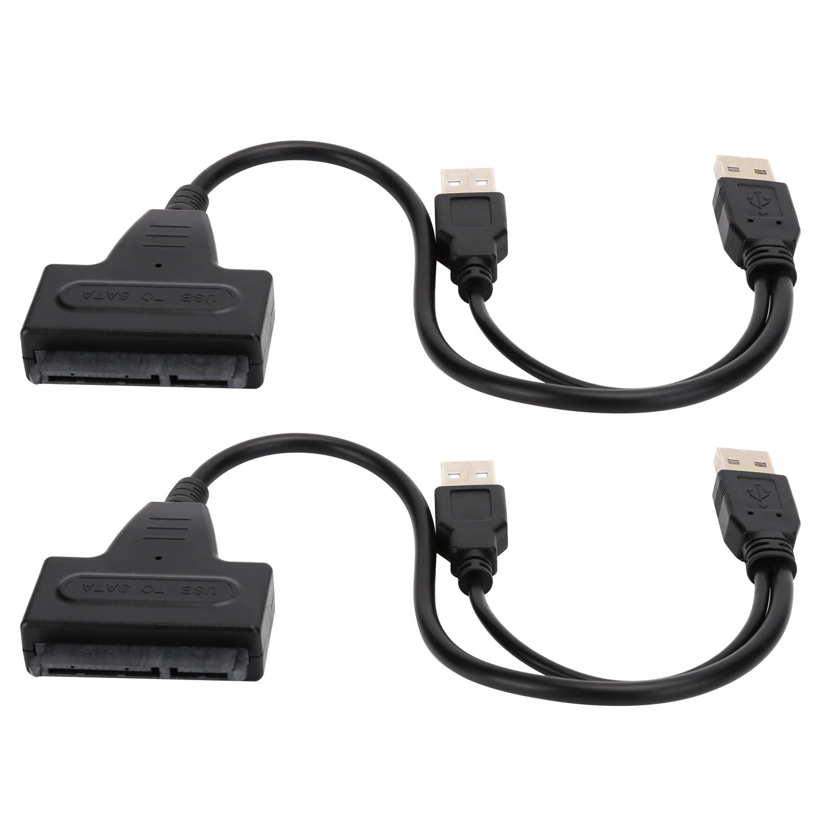 2 шт. Кабель преобразования USB 0 SATA 7 15-контактный адаптер для 5-дюймового жесткого