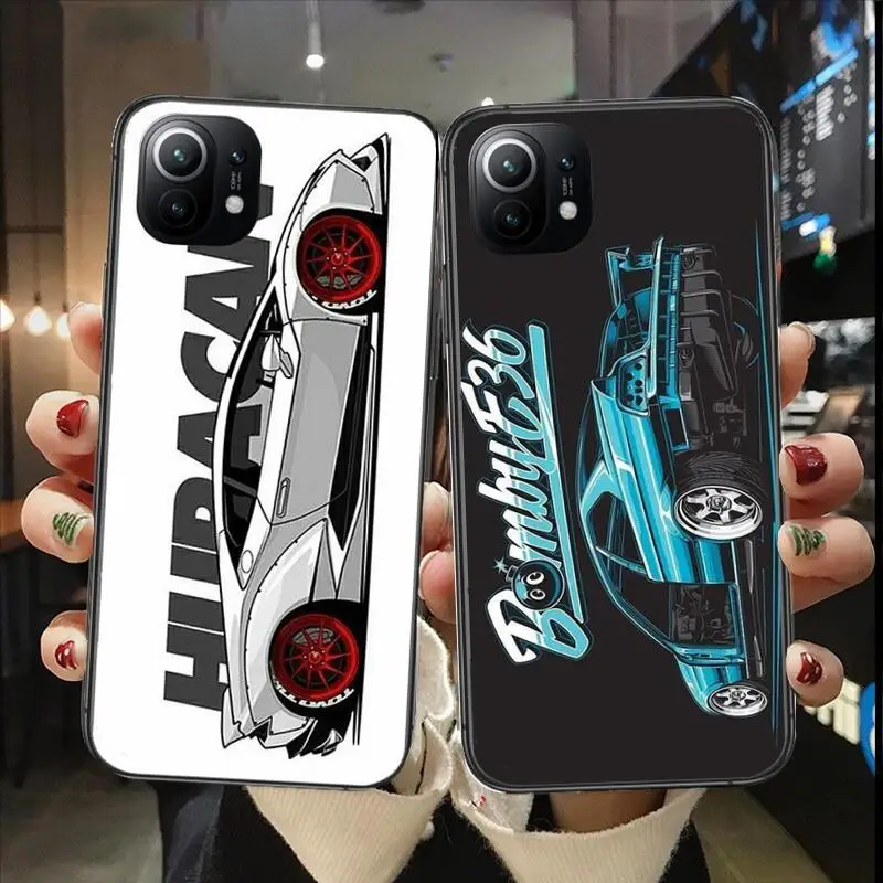Japan JDM Nissan Sports Car Phone Case for Xiaomi 13 12 11T 9 11 10C 9T 8 9SE 11i Lite Ultra Note10 Poco F3 M4 M3 Pro Soft Cover