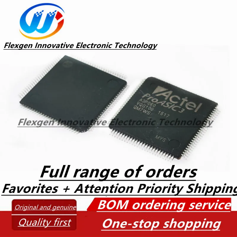

A3P060-VQG100 The A3P060 package QFP-100 field programmable gate array