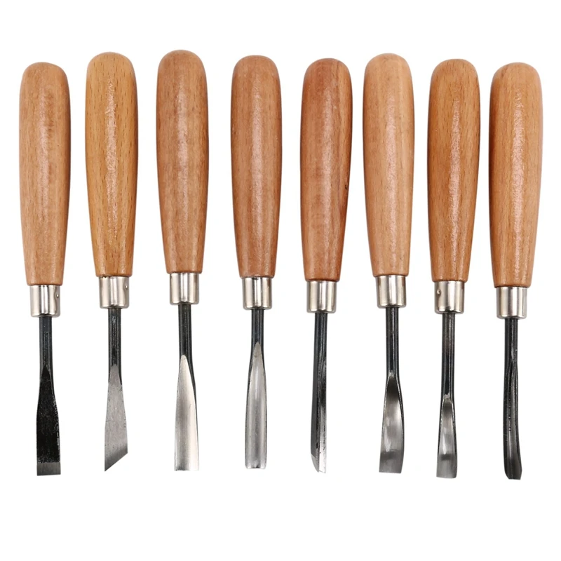

8 шт., набор инструментов для резьбы по дереву