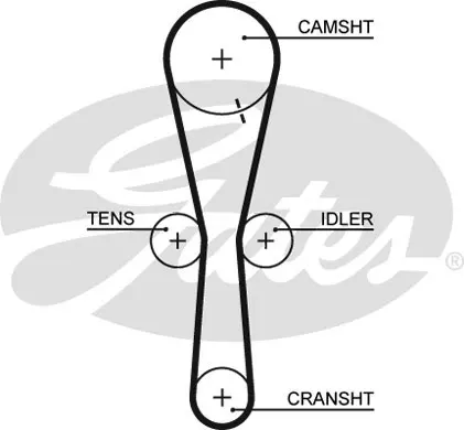 

Код магазина: 5465XS для ремня ГРМ (112 ×) ACCORD CIVIC 2.0D 8 в (97 01) MG CT954